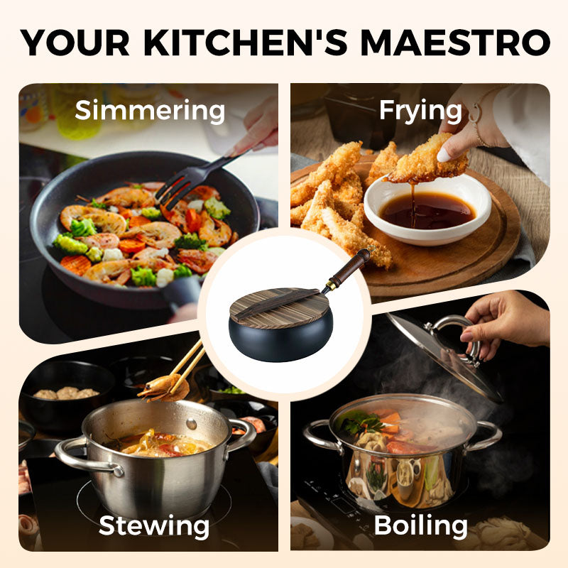⏳Time-limited Special⌛Uncoated Thick Iron Pot