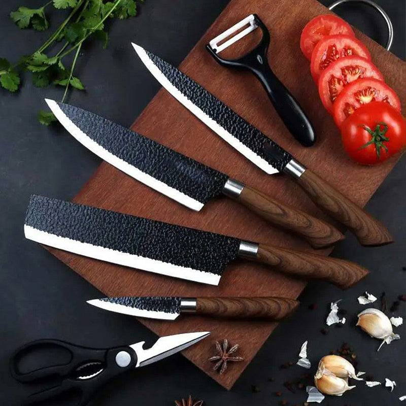 🔥2025 Kitchen Hot Sale 53% OFF🔥🔪German Professional Chef's Knife Set - 6 Pcs Set